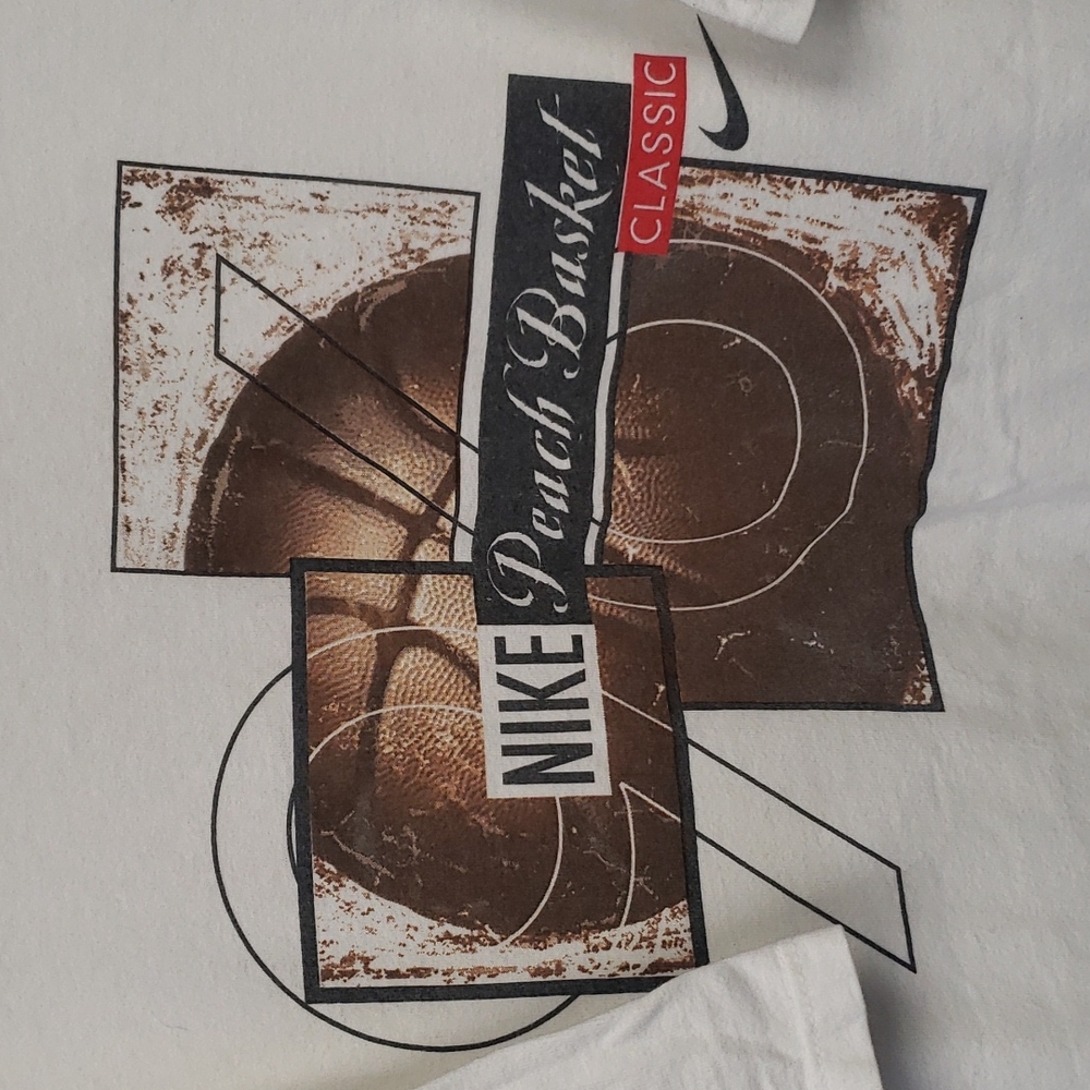 Vintage Nike Peach Basket Classic T-shirt, XL - Picture 2 of 9
